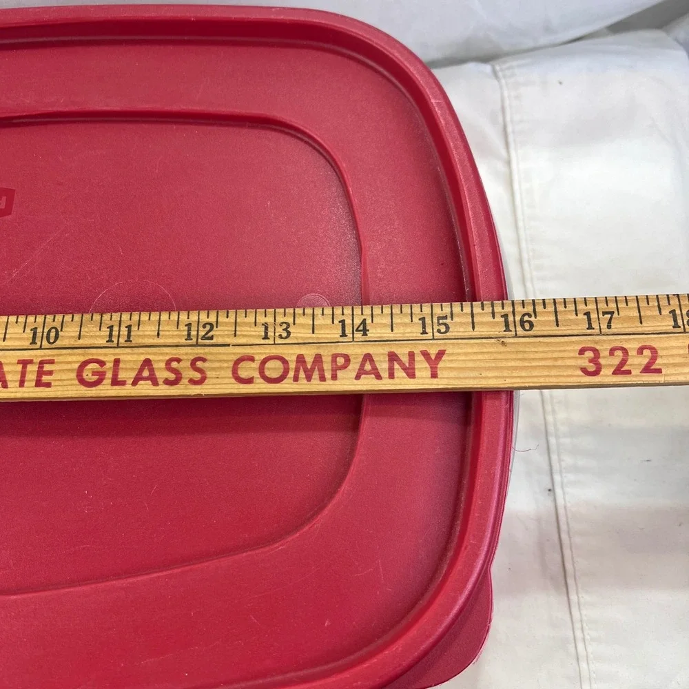 Rubbermaid TakeAlongs Food Storage Containers Red Lids Set 24, 5.5, 7, 10.9 cups